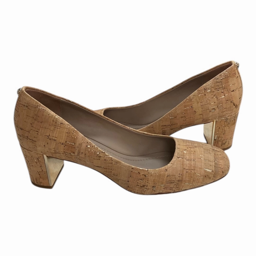 Well Worn Heels Shoes Heels Block By Donald Pliner In Tan, Size:9