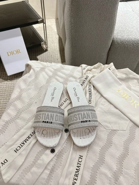 SE1655 Dior Dway Slide / Size5-12 Flat Back Shoes