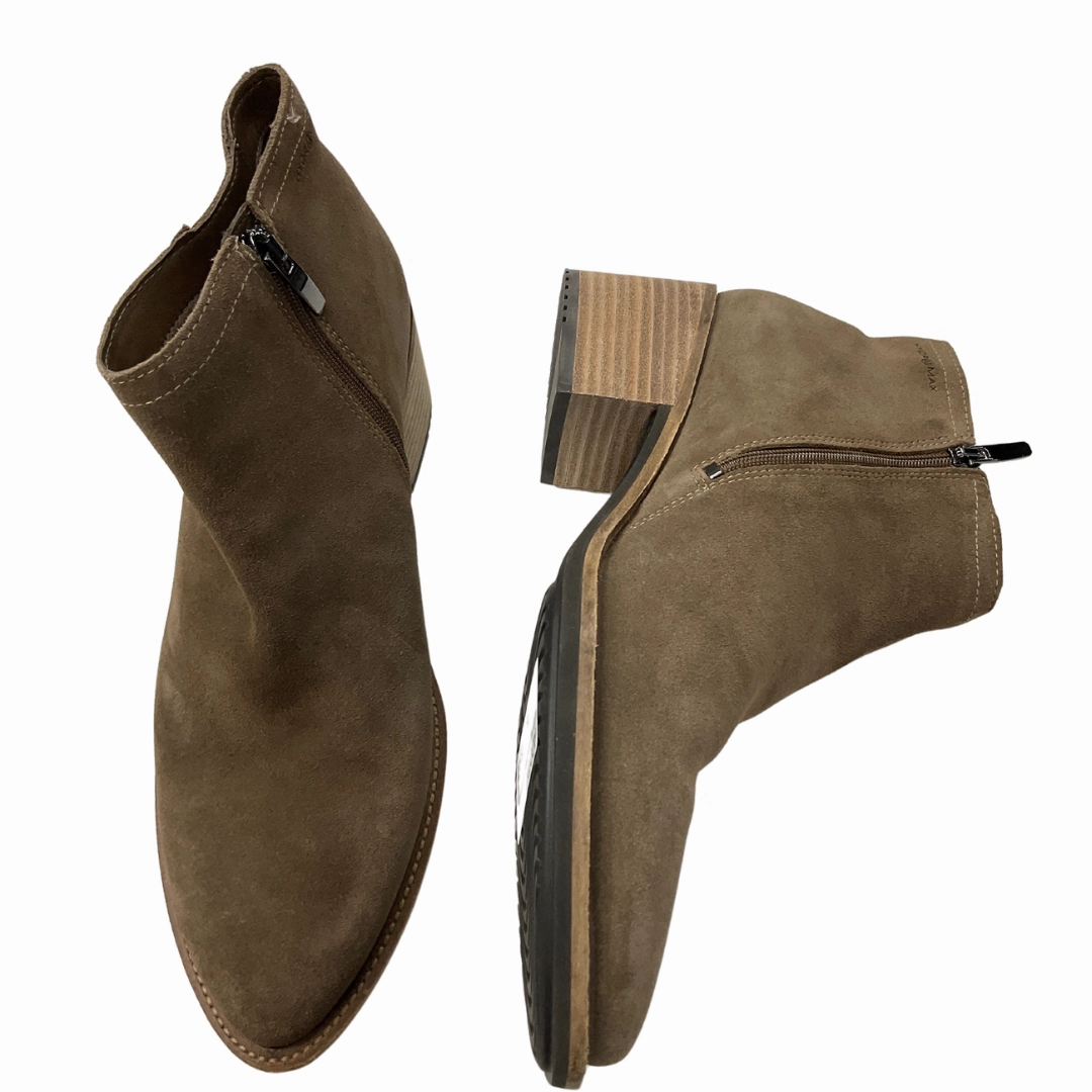 Warm Ankle Boots Boots Ankle Heels By Ecco In Brown, Size: 10