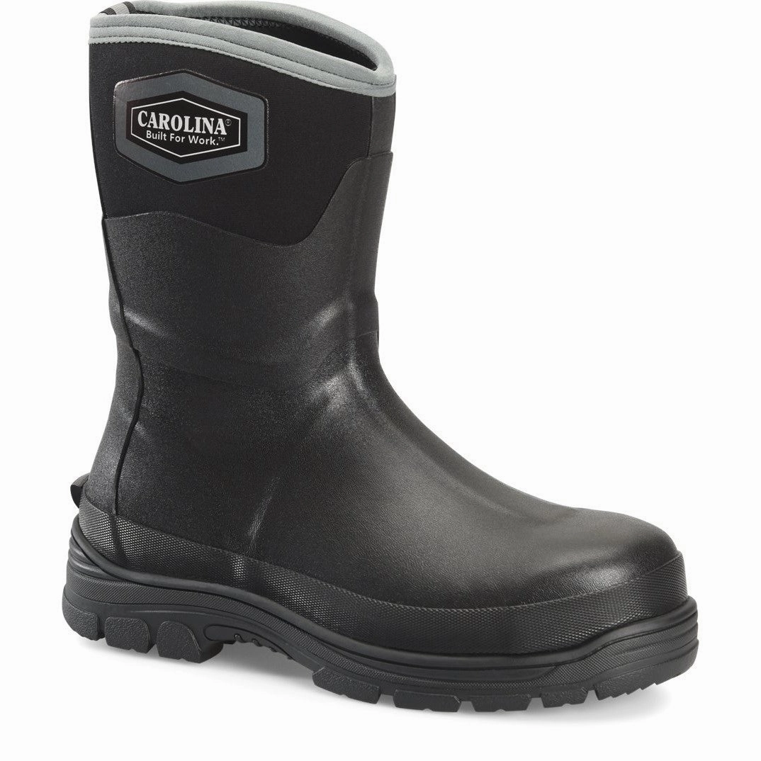 Carolina Men's Mud Jumper 10" Steel Toe Black Rubber Boots CA2201 Breaking In Work Boots