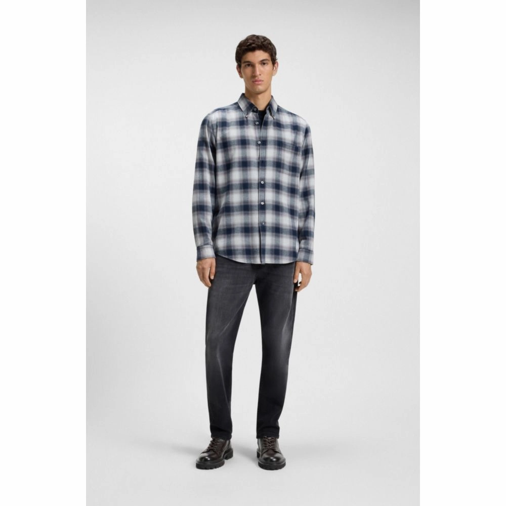 Hoka Winter Hiking Boots Grained-leather half boots with hiking-style laces