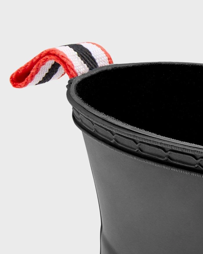 Hunter Women's Original Play Short Rain Boots Black Headout Waterproof Hiking Shoe