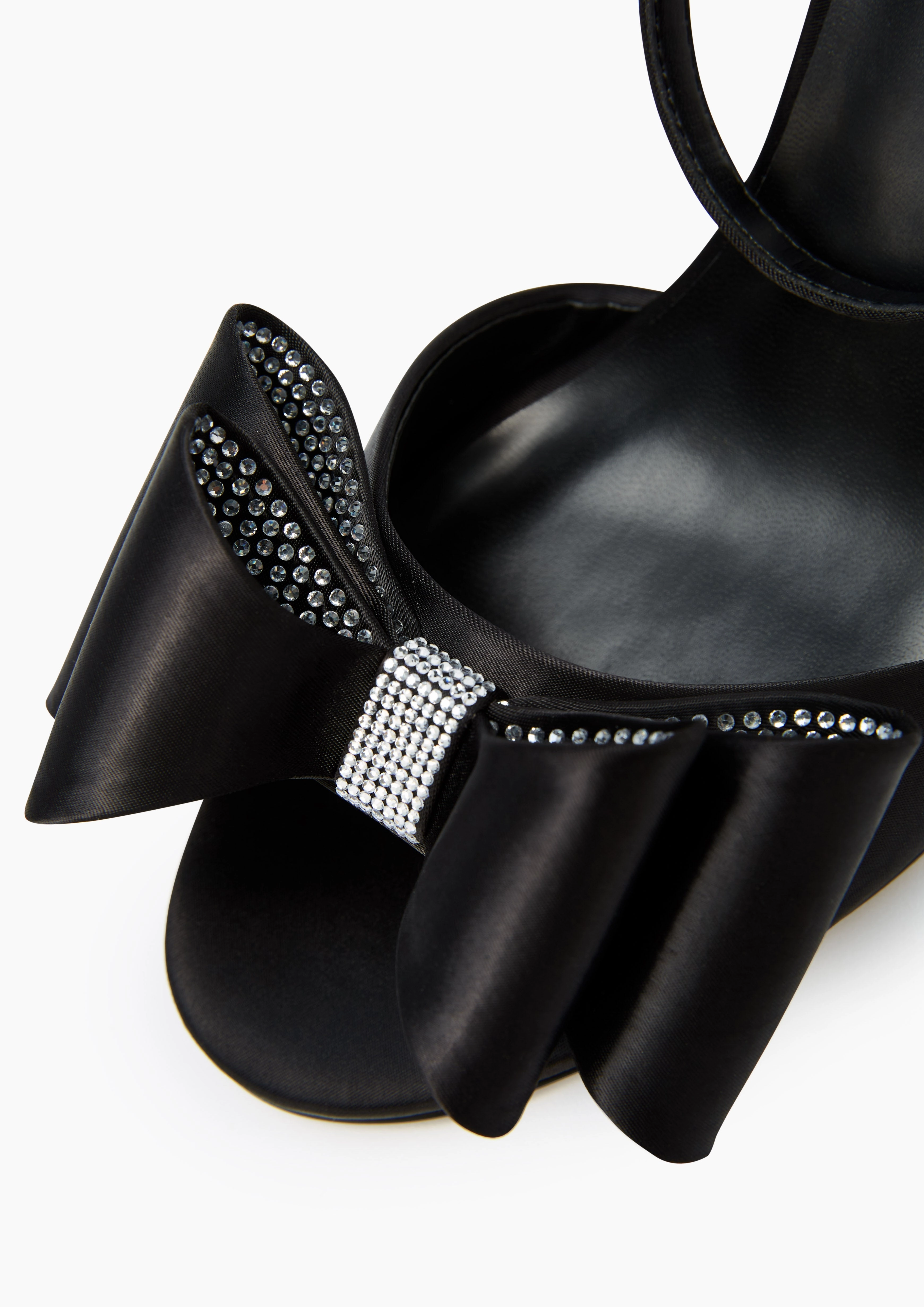 Icy High Heels Black Comfortable High Heeled Sandals