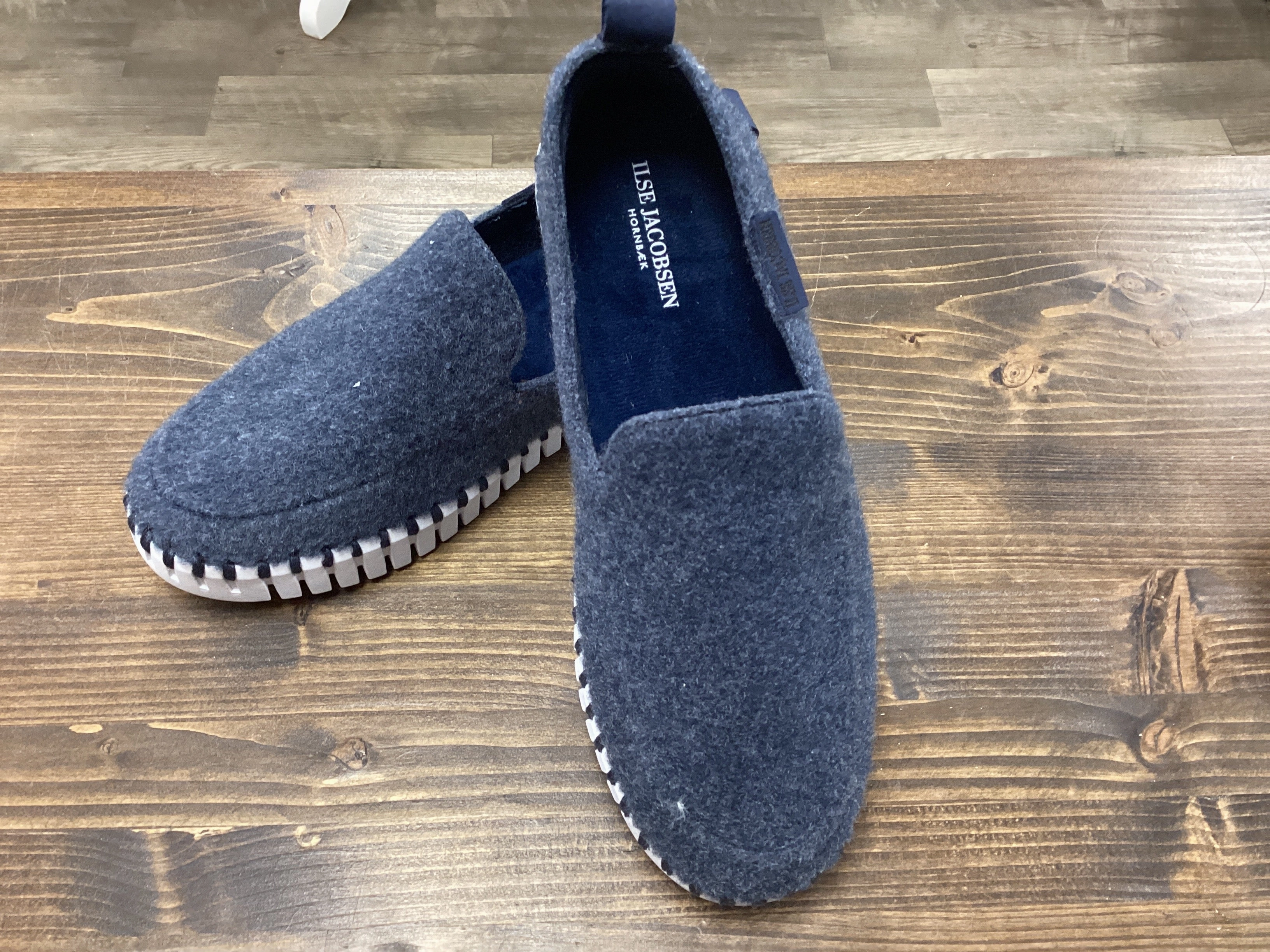 Baby Blue Loafers Ilse Jacobsen TulipC0032 Wool Loafer