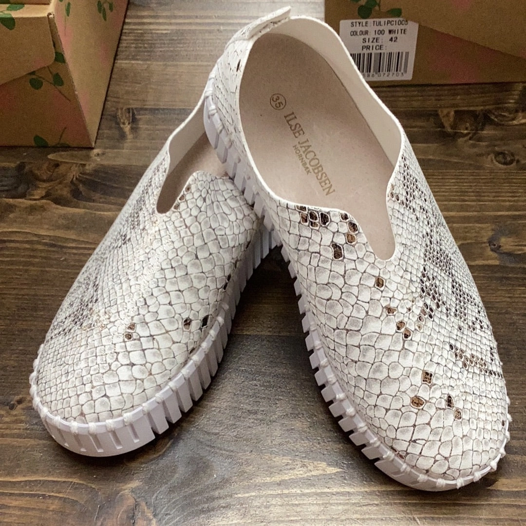 Ilse Jacobsen TulipC1005 Platform Snake Print Loafer The Real Real Loafers