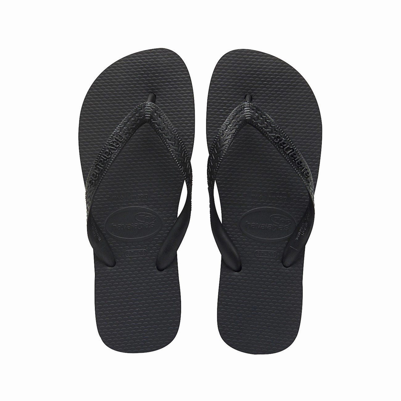 HAVAIANAS TOP - BLACK Cartoon Picture Of Flip Flops