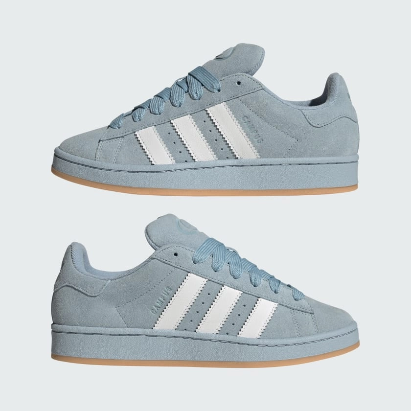 Adidas Men's Campus 00s Shoes - Wonder Blue / Cloud White / Gum Performance Grip Spray For Basketball Shoes