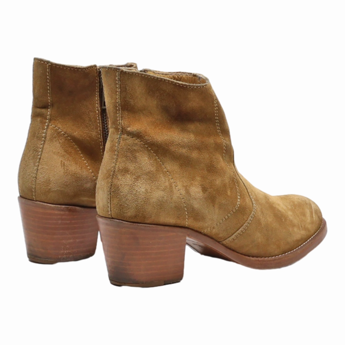 A.P.C. Chelsea Boots Brown Leather Womens UK 7 Chelsea Boots In Suit