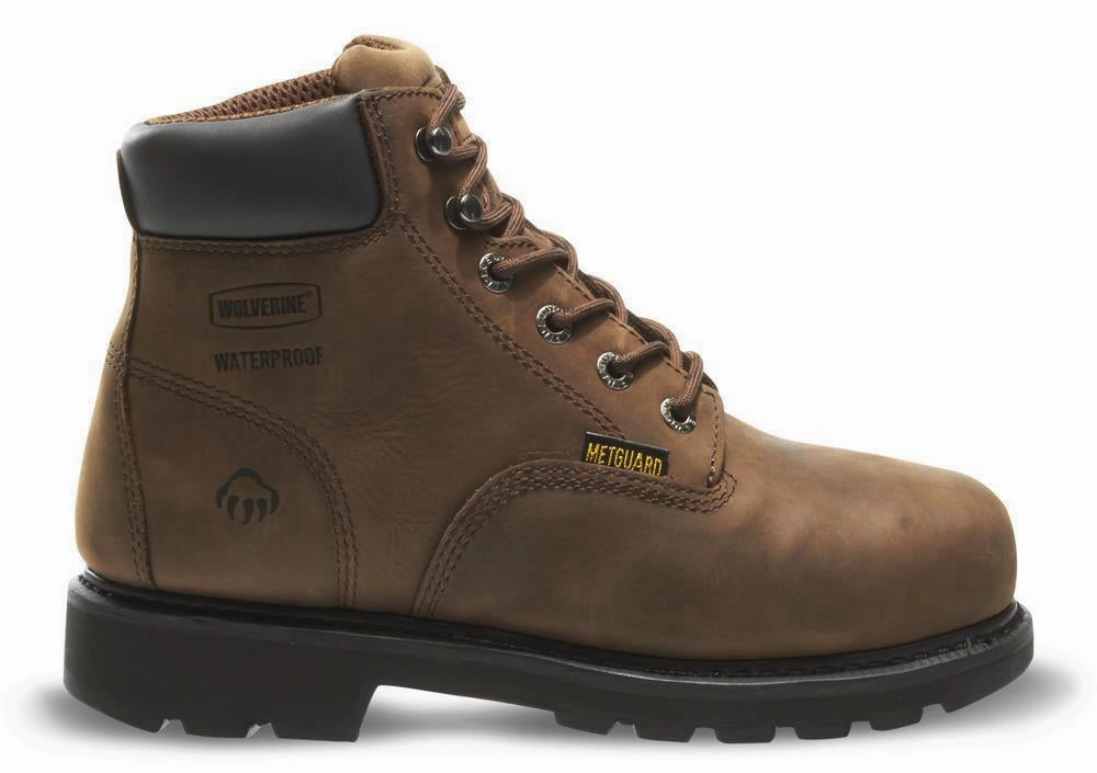 Best Work Boots For Cheap Wolverine Men's Mckay Waterproof Steel Toe 6 Work Boot
