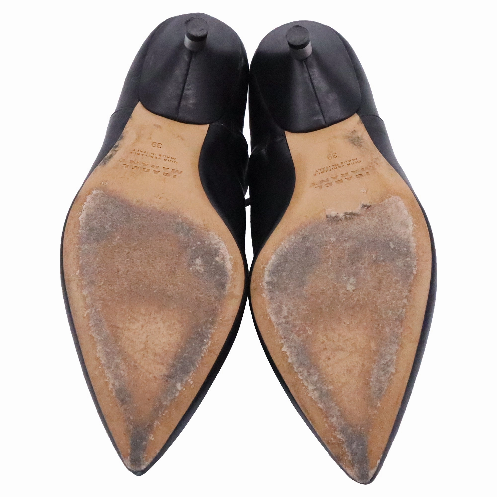 Isabel Marant Eana Ankle Boots in Black Leather Ankle Boots With Luxury