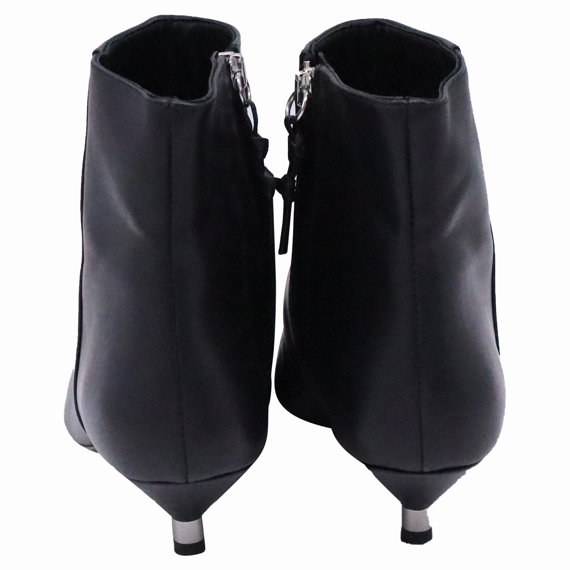 Isabel Marant Eana Ankle Boots in Black Leather Best Heeled Ankle Boots