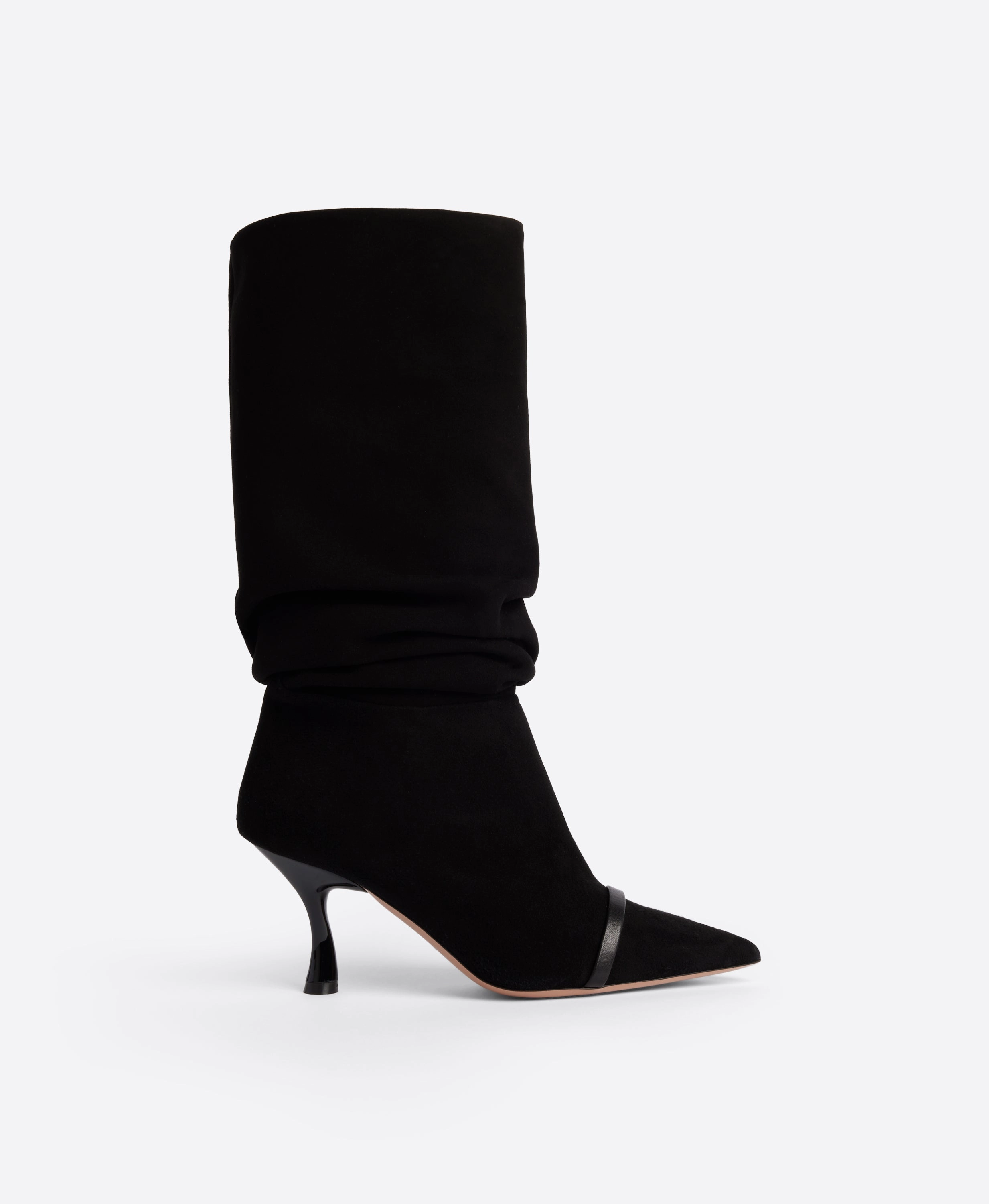 Isley 70 Black Suede Tall Boots Boots Chelsea Camel
