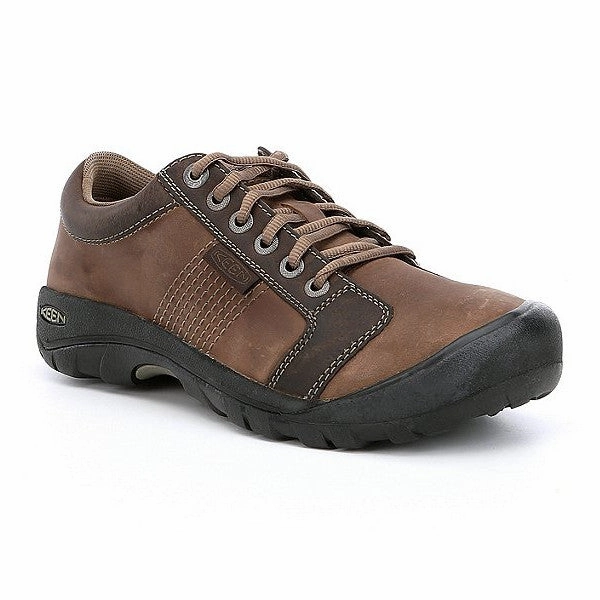 Merrell Vs Timberland Hiking Boots Keen Men's Austin Oxford - Chocolate
