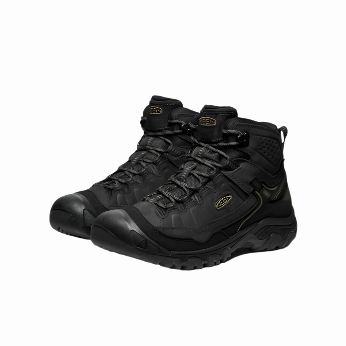 Keen Men's Targhee IV Waterproof Hiking Boots - Triple Black Oboz Katabatic Mid B-dry Waterproof Hiking Boot