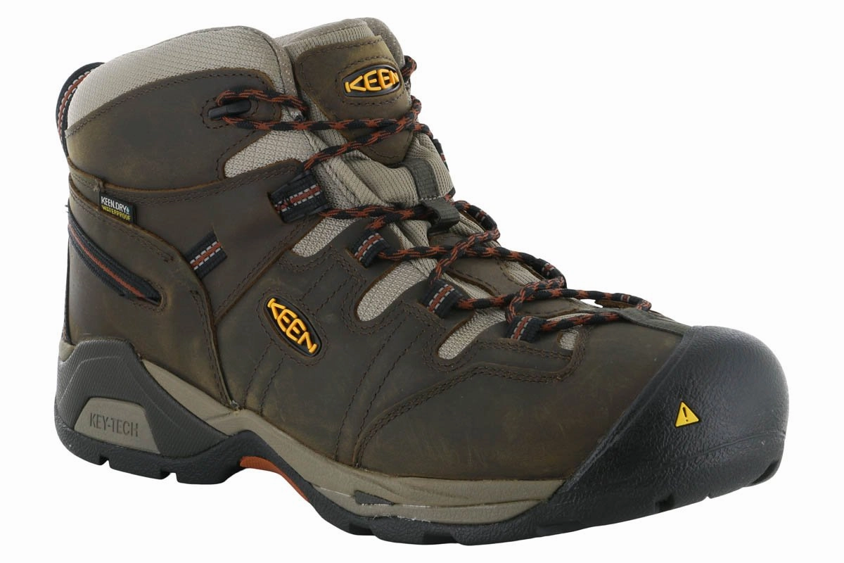 Keen Utility Detroit XT Mid Soft Toe Boot Brown Brahma Hiking Boots