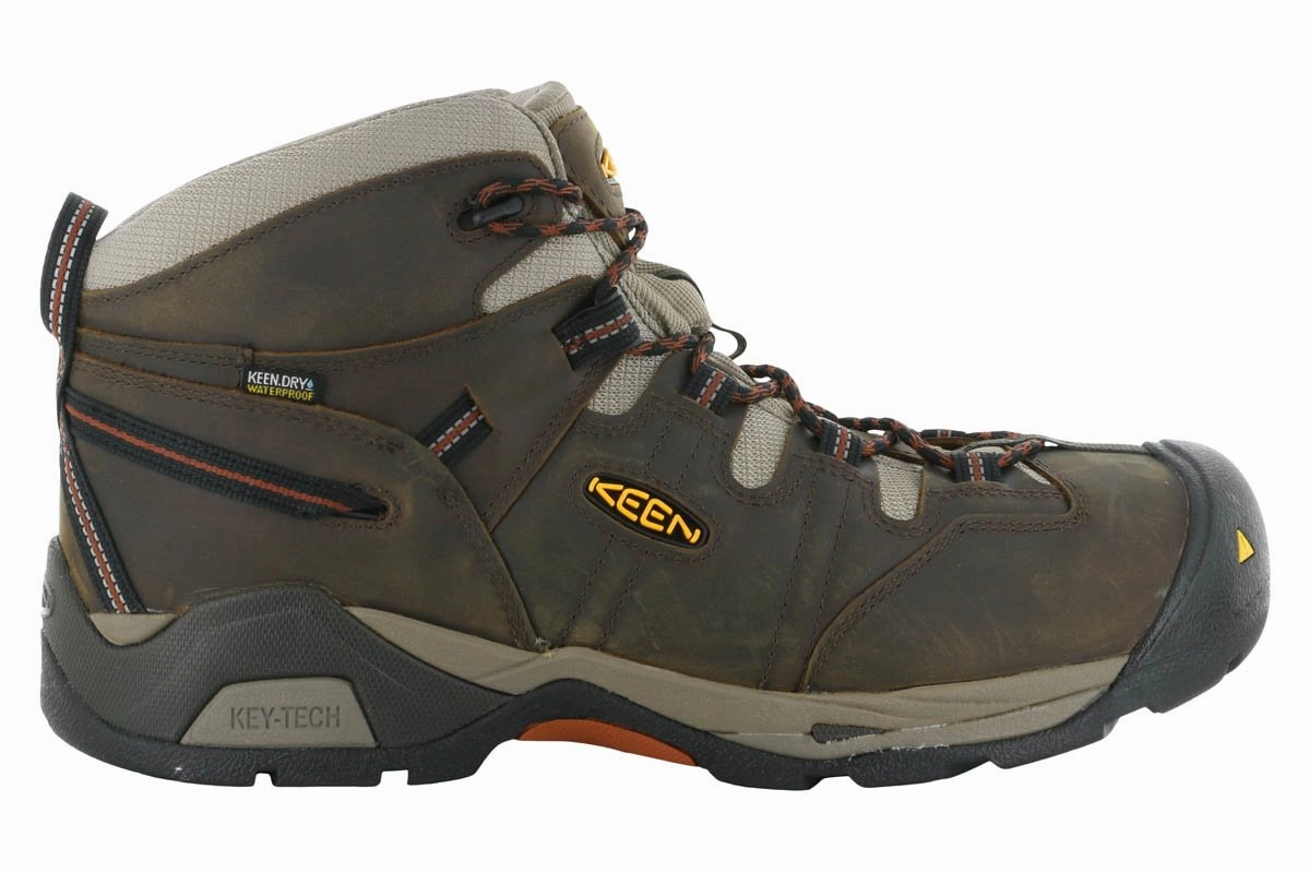 Keen Utility Detroit XT Mid Soft Toe Boot Brown Hiking Shoe Vs Hiking Boot