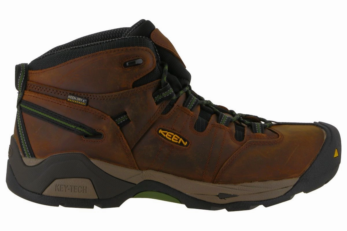 Keen Utility Detroit XT Mid Steel Toe WP Boot Brown Best Wide Work Boots