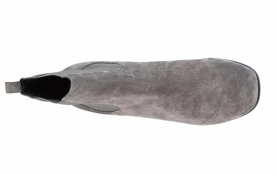 Boots Low Heel Ankle Ken Rubber Grey