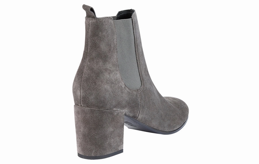 Ken Rubber Grey Cheap Wide Ankle Boots