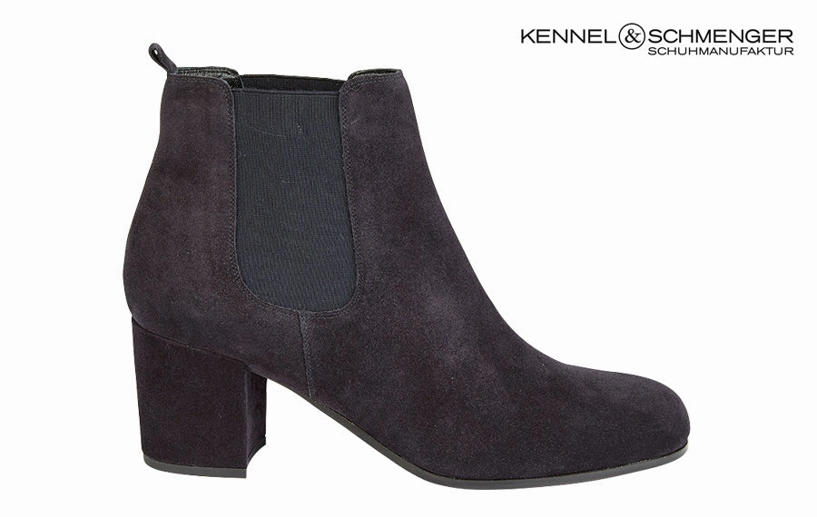 Ken Rubber Navy Ankle Boots Vs Mid Calf Boots