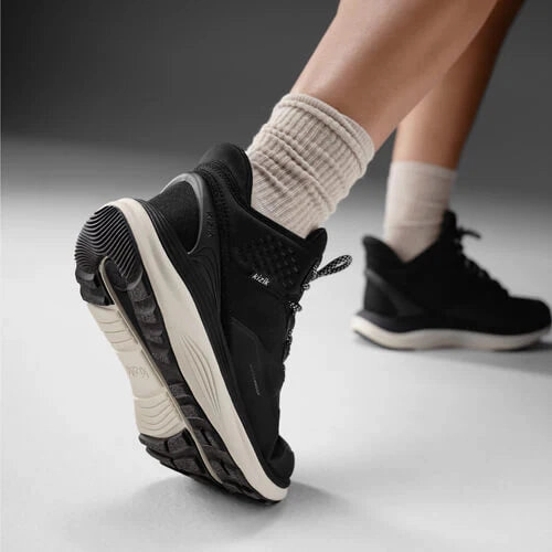 KIZIK WOMENS LONDON MID - BLACK Weatherproof Shoes Waterproof