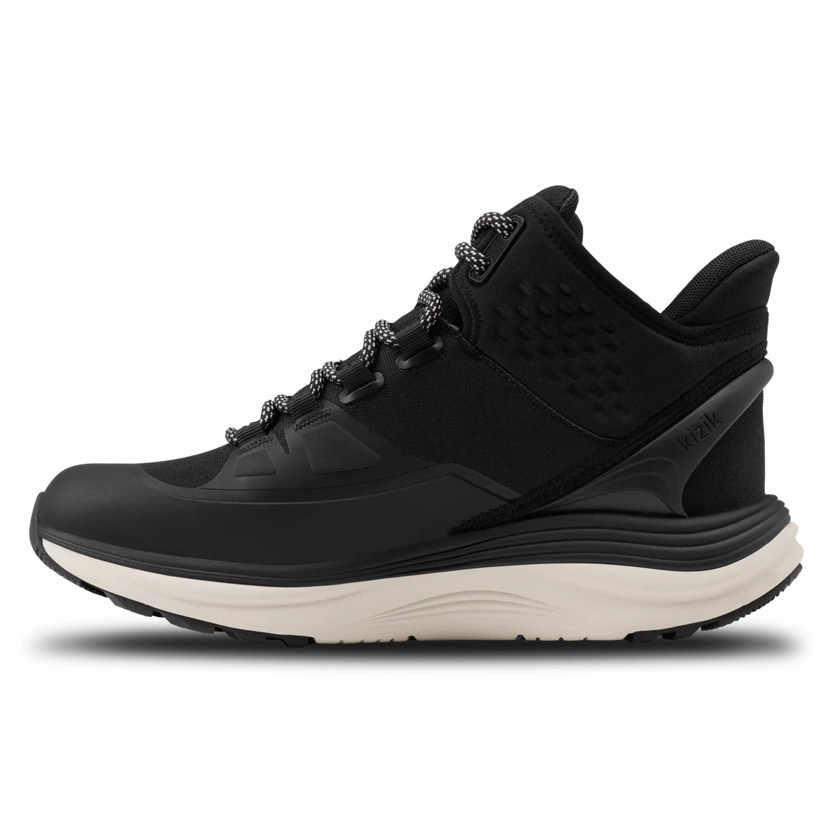 Sticker Shoes Waterproof KIZIK WOMENS LONDON MID - BLACK