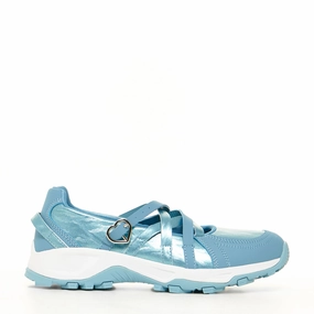 Kyubi Shimmering Ballet Mary Janes - Blue Keen Harvest Mary Jane Shoes