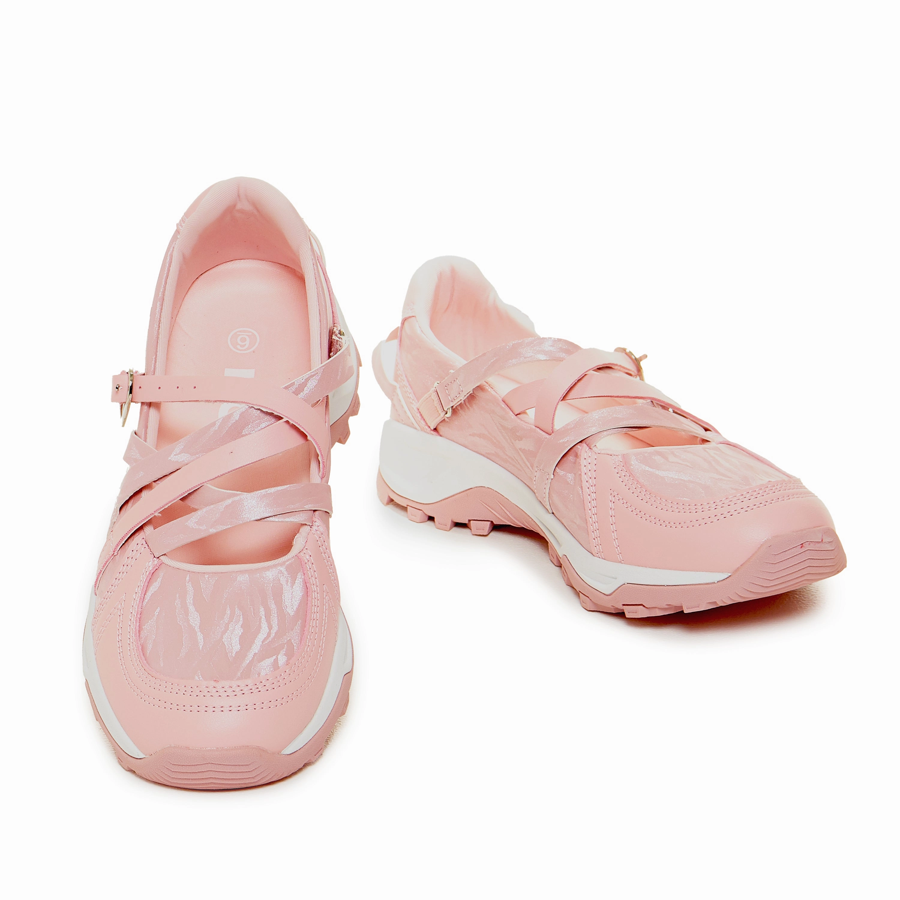 Kyubi Shimmering Ballet Mary Janes - Pink Melanie Martinez Shoes Mary Jane