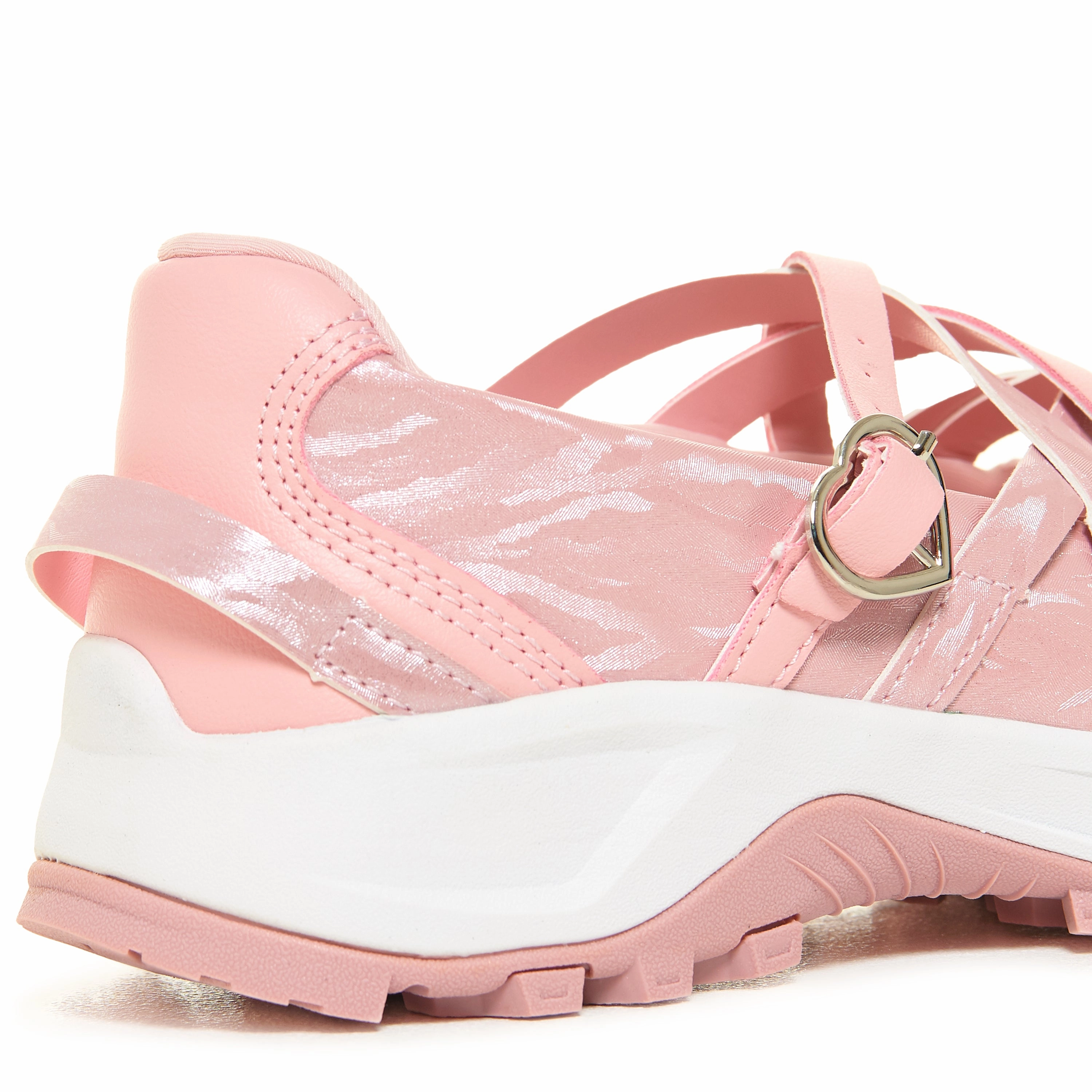 Kyubi Shimmering Ballet Mary Janes - Pink Dr Martens Mary Janes Shoes