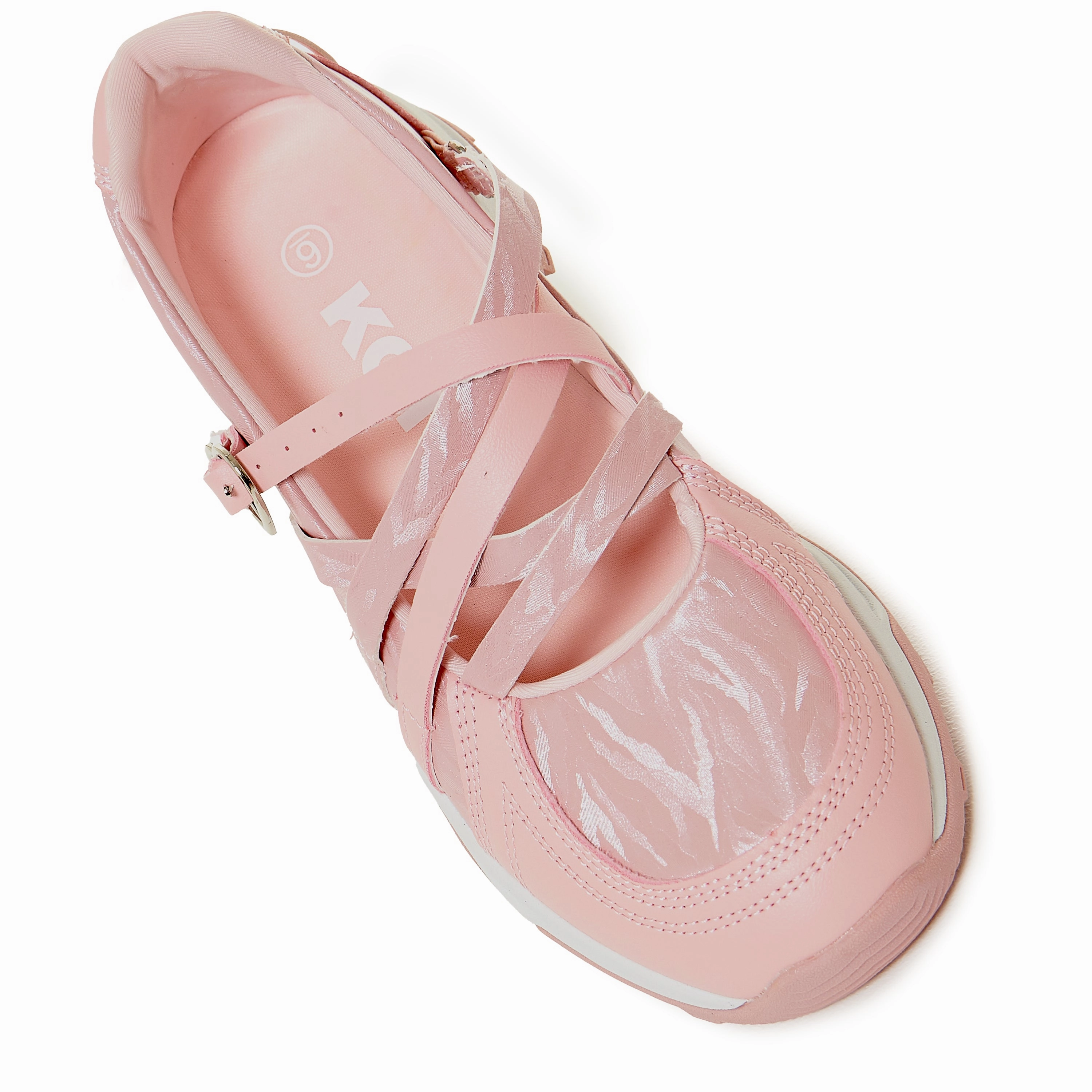 Kyubi Shimmering Ballet Mary Janes - Pink Skechers Go Step Lite Premium Suede Mary Jane Shoe