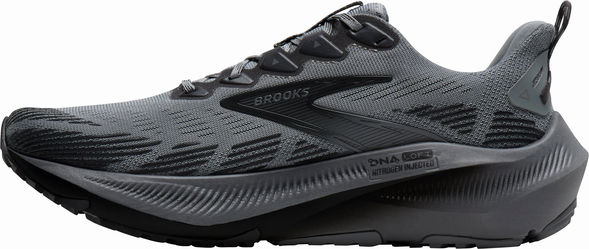 Brooks Ghost Trail Mens Running Shoes - Grey Discount Trail Shoes