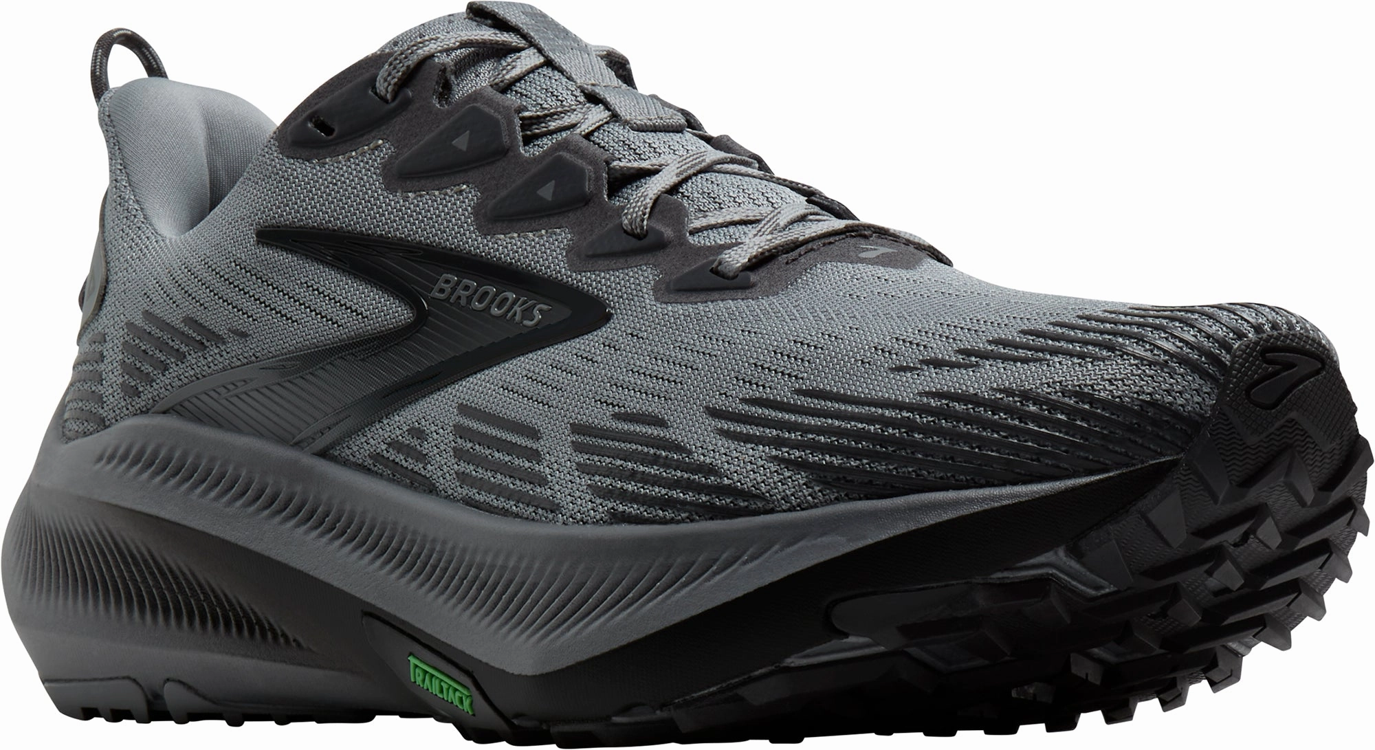 Brooks Ghost Trail Mens Running Shoes - Grey Best Trail Running Race Shoes