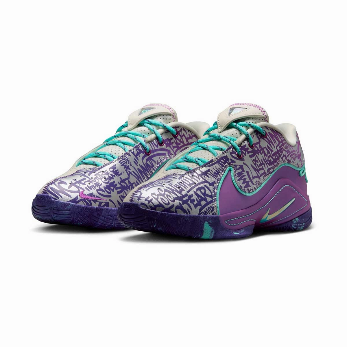 Basketball Shoes No Laces LeBron XXII 'Frozen Grapes' Big Kids' Basketball Shoes
