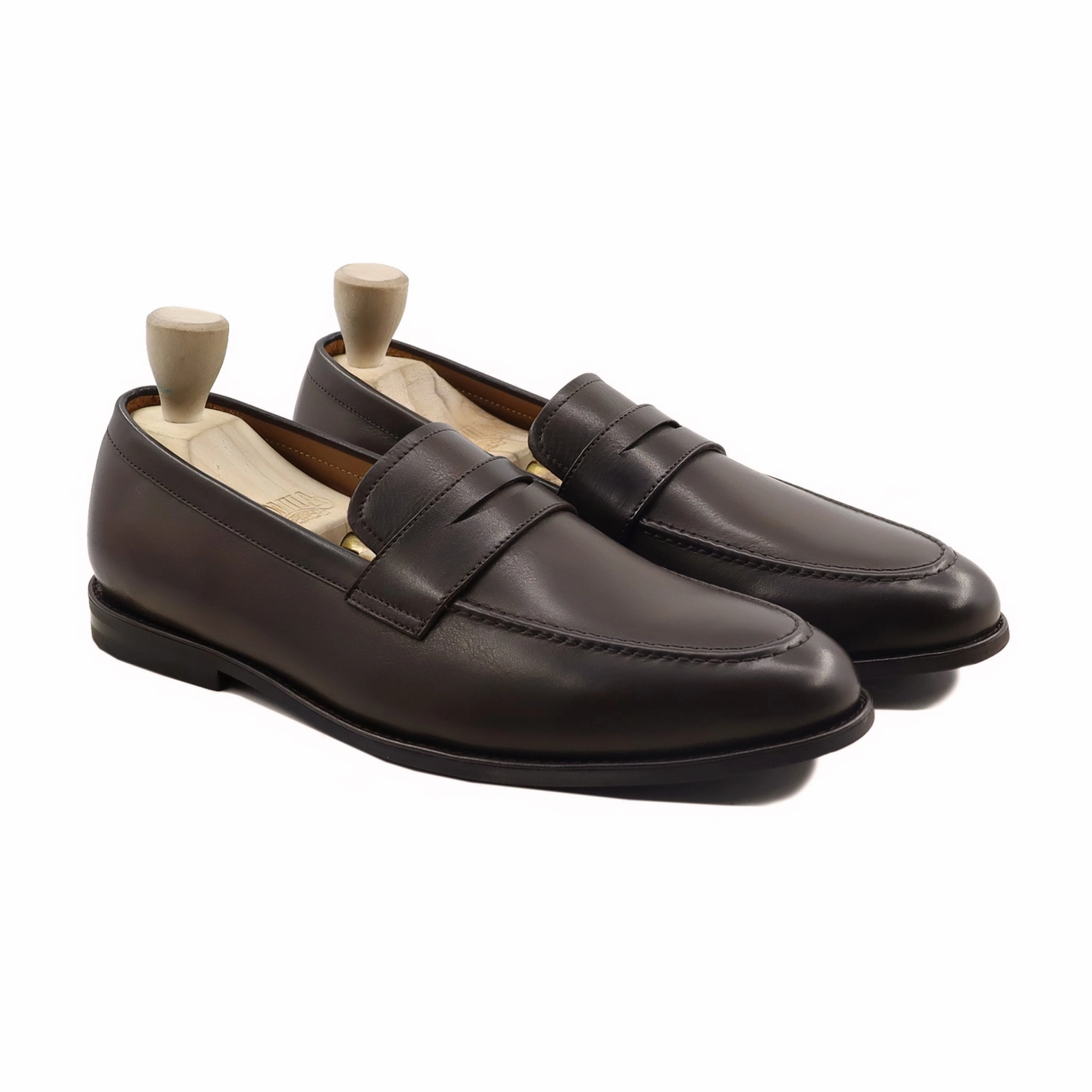 Alton - Men's Dark Brown Calf Leather Loafer Bass Mary Jane Loafers