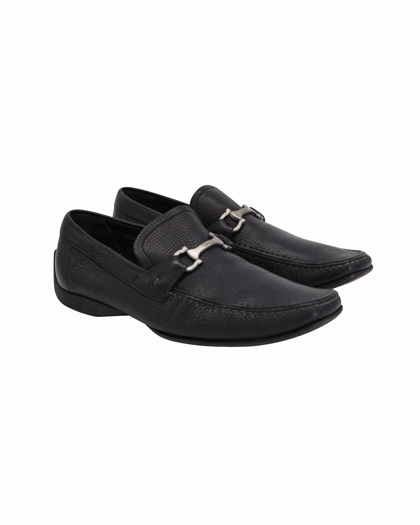 Penny Loafers Summer Salvatore Ferragamo Buckle Loafers in Black Leather