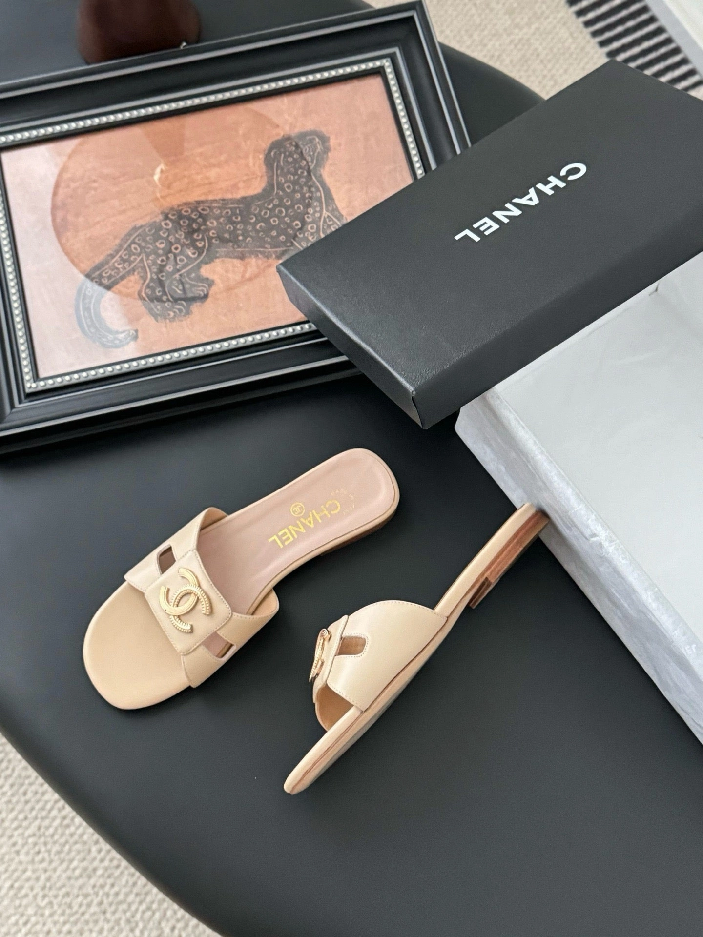 Weave Flat Shoes SE1631 Chanel Mules / Size5-11