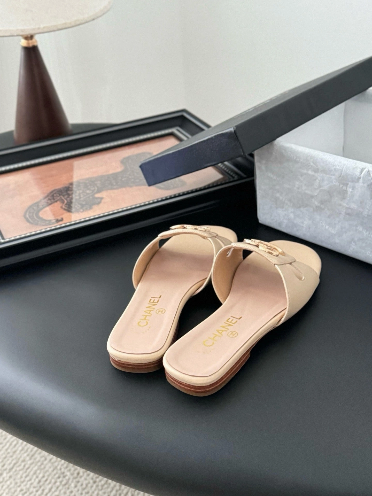 SE1631 Chanel Mules / Size5-11 Supportive Flat Shoes