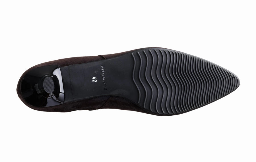 Br Storm Brown Stiletto Ankle Boots Lace Up