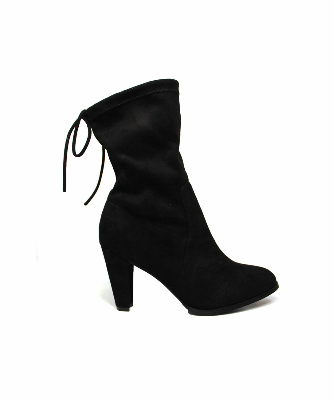 Open Toe Flat Ankle Boots Pamona Black *FINAL SALE*