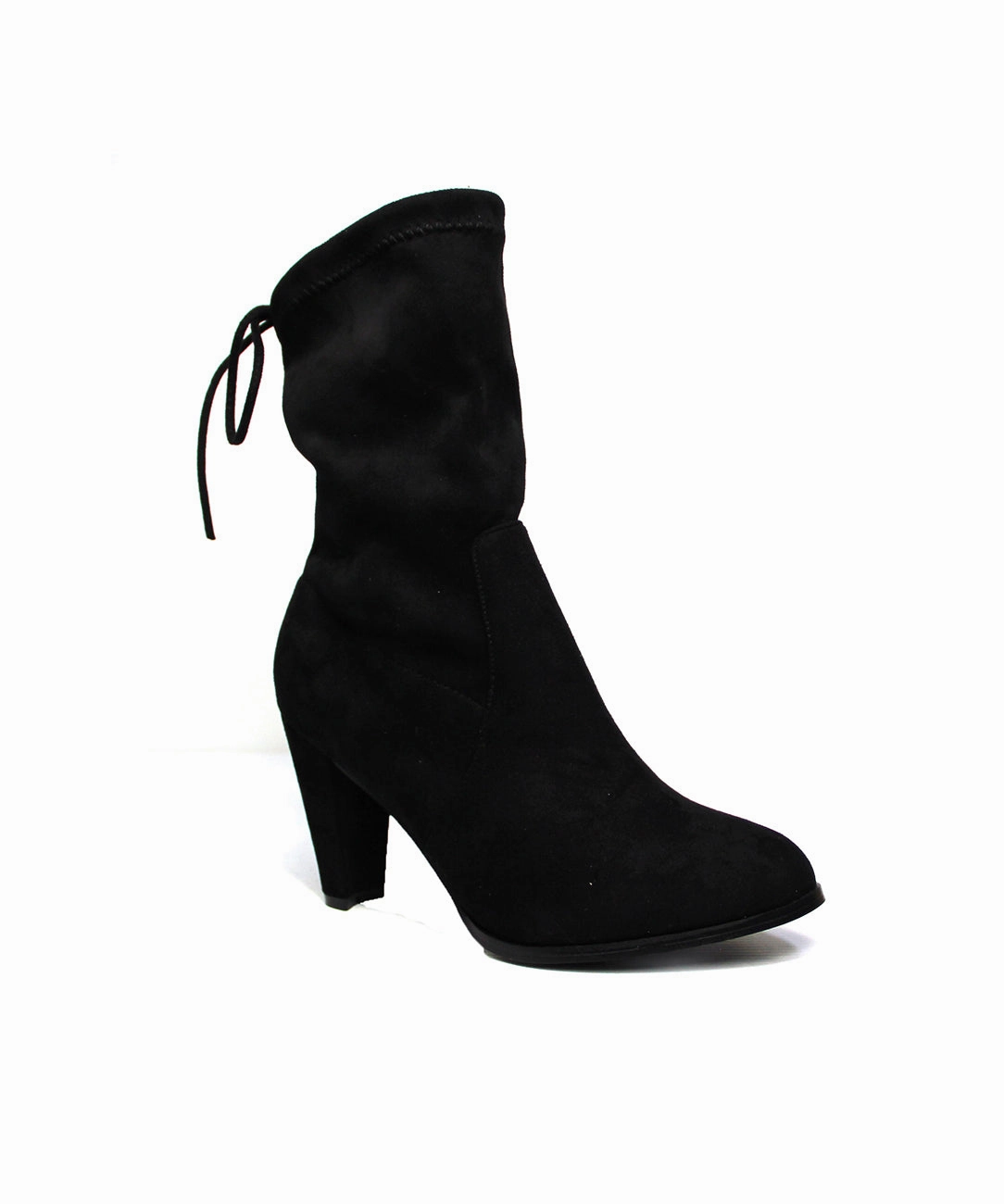 Pamona Black *FINAL SALE* Flat Tan Ankle Boots