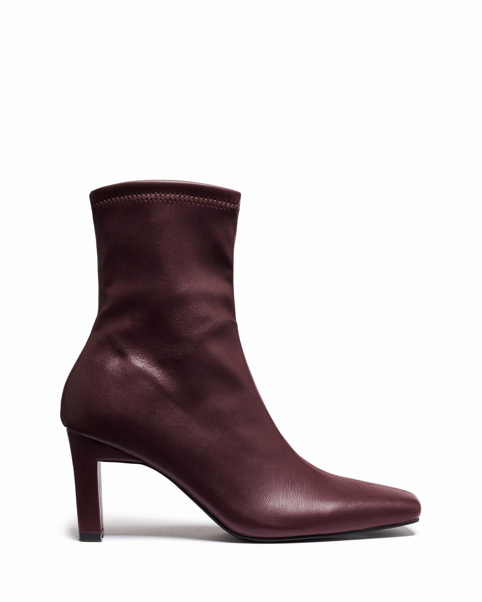 Bonnie Leather Ankle Boots Bette Ankle Boot Bordeaux Smooth