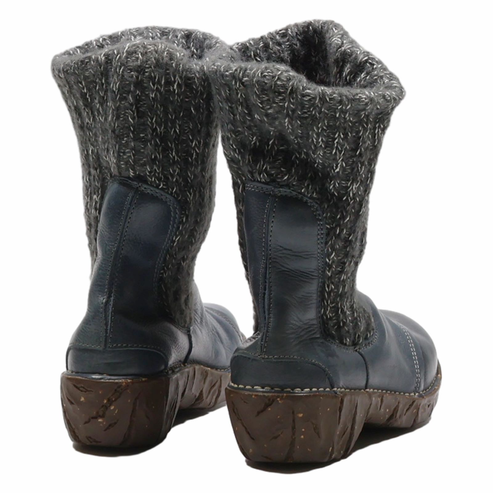 George Snow Boots EL NATURALISTA Snow Boots Blue Synthetic Womens UK 4.5