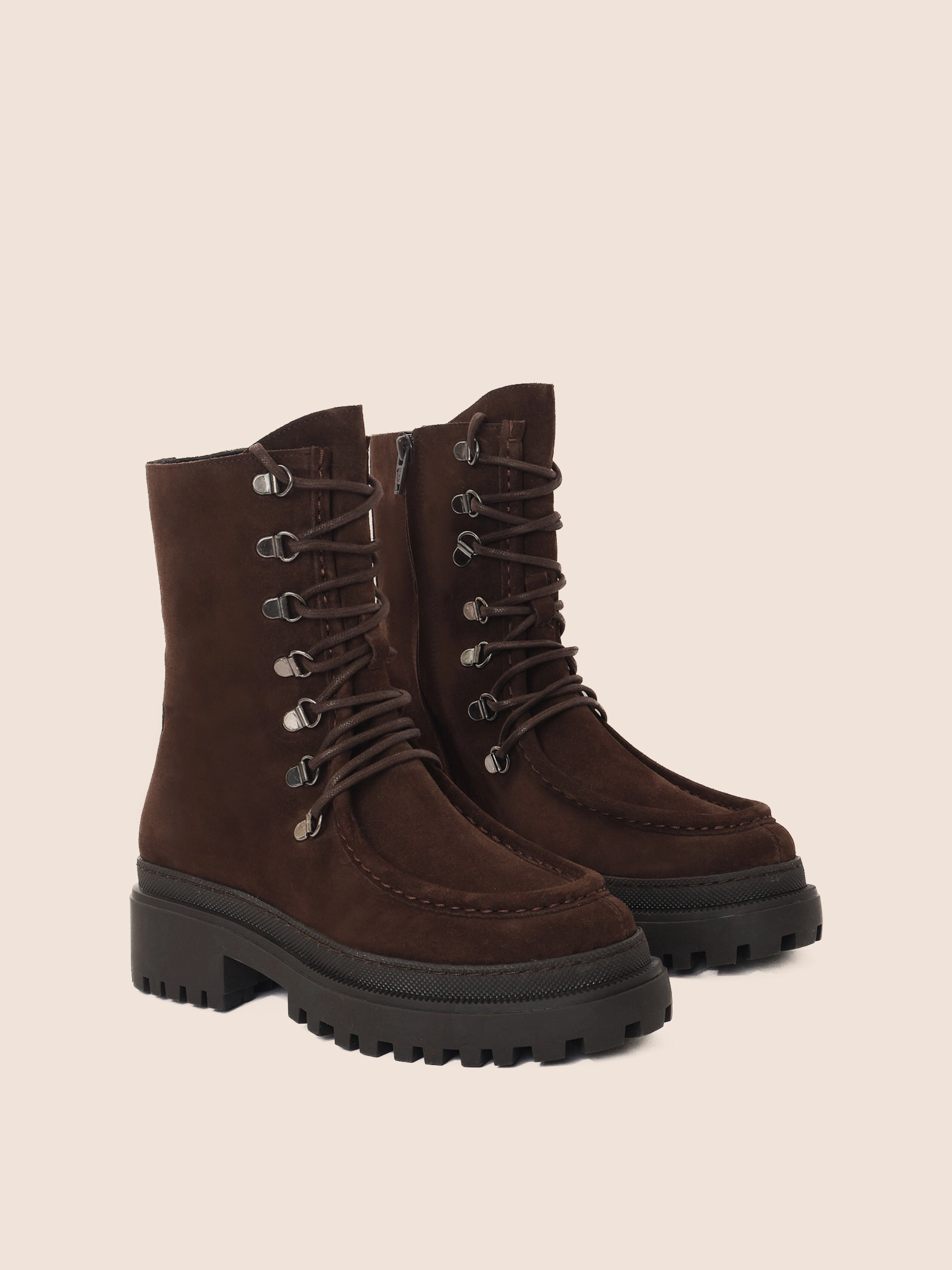 Bed Stu Boots Lorena Brown Suede Unlined Boot