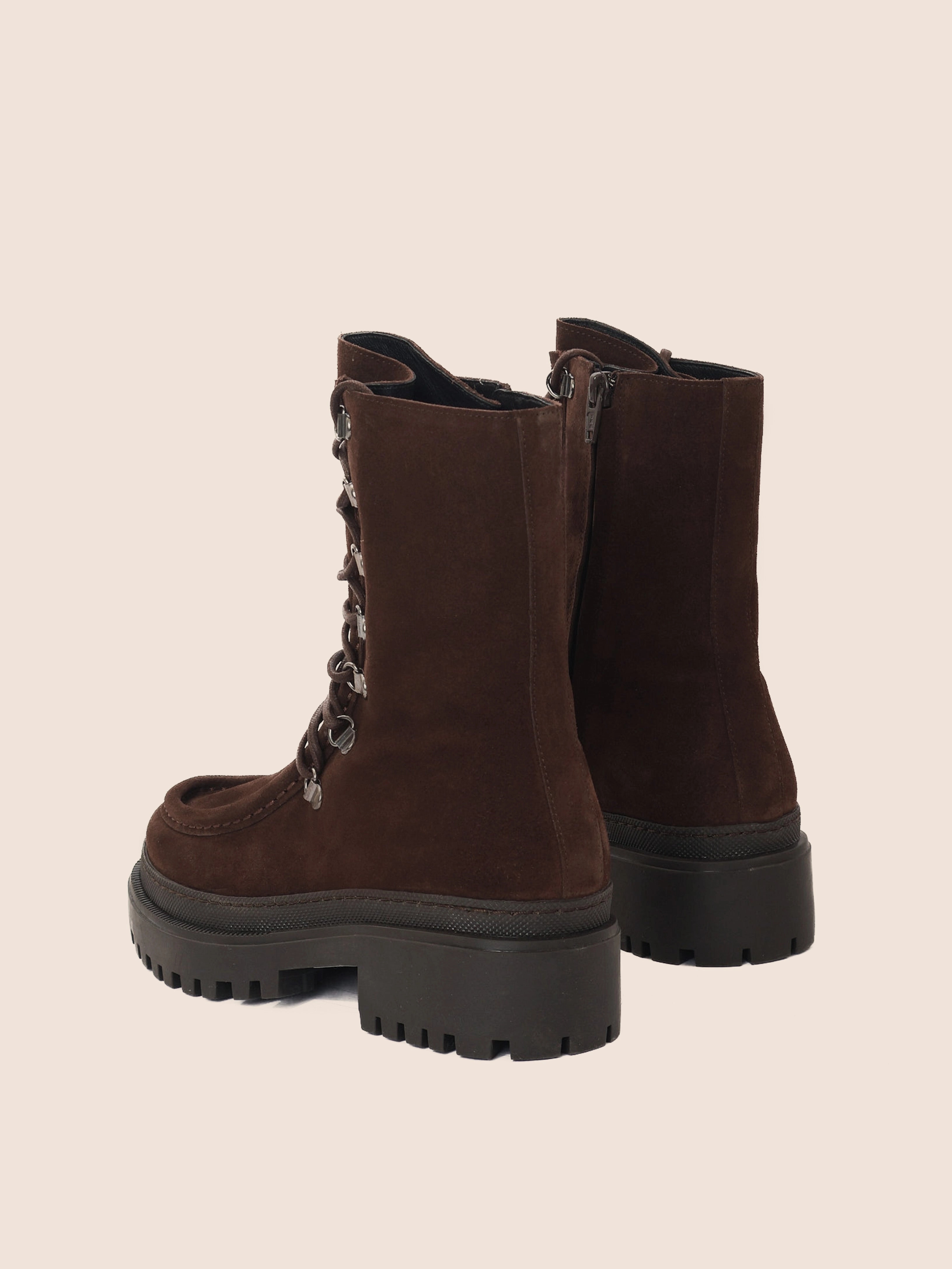 Lorena Brown Suede Unlined Boot Cobra Rock Boots