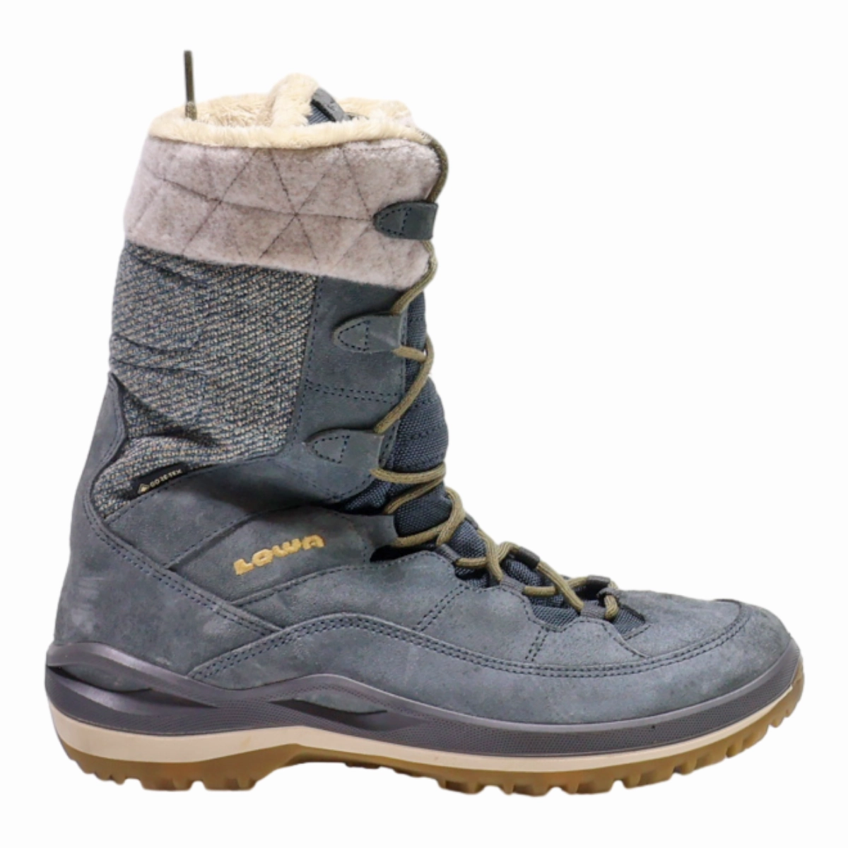 LOWA Snow Boots Grey Synthetic Womens UK 5 Snow Boots Academy