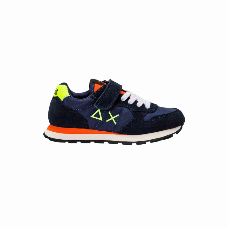 Valentino Rockstud Sneakers Sun68 scarpa sneakers da ragazzo Tom Fluo Kid Z33302K 07 blu