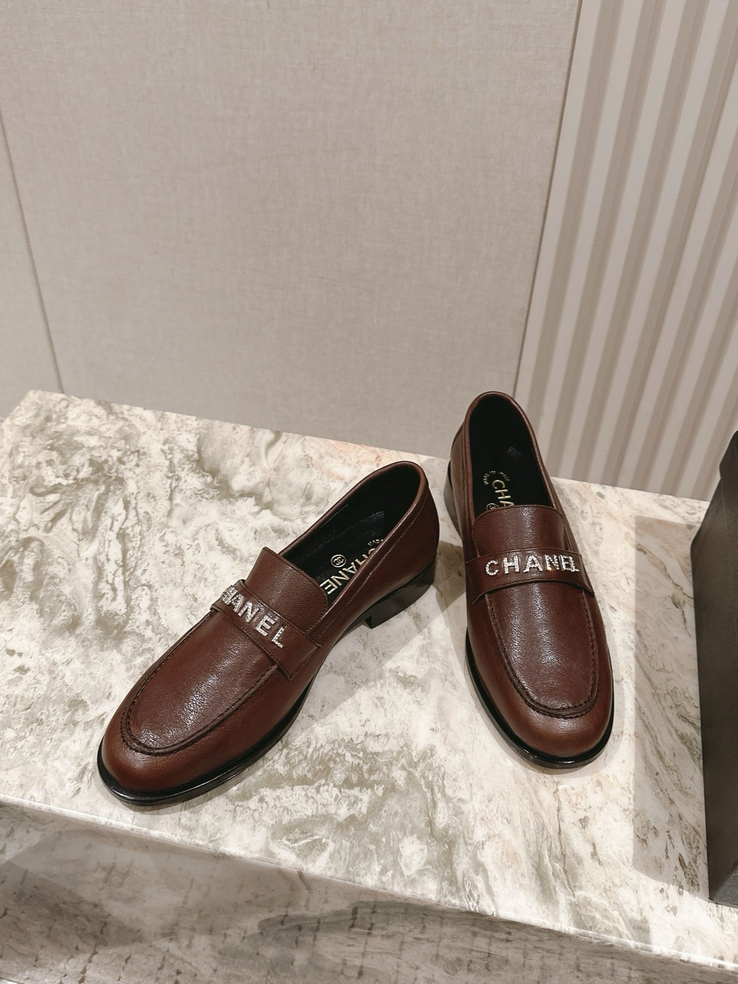 Flat Pointy Toe Shoes SE1710 Chanel Moccasins / Size5-11