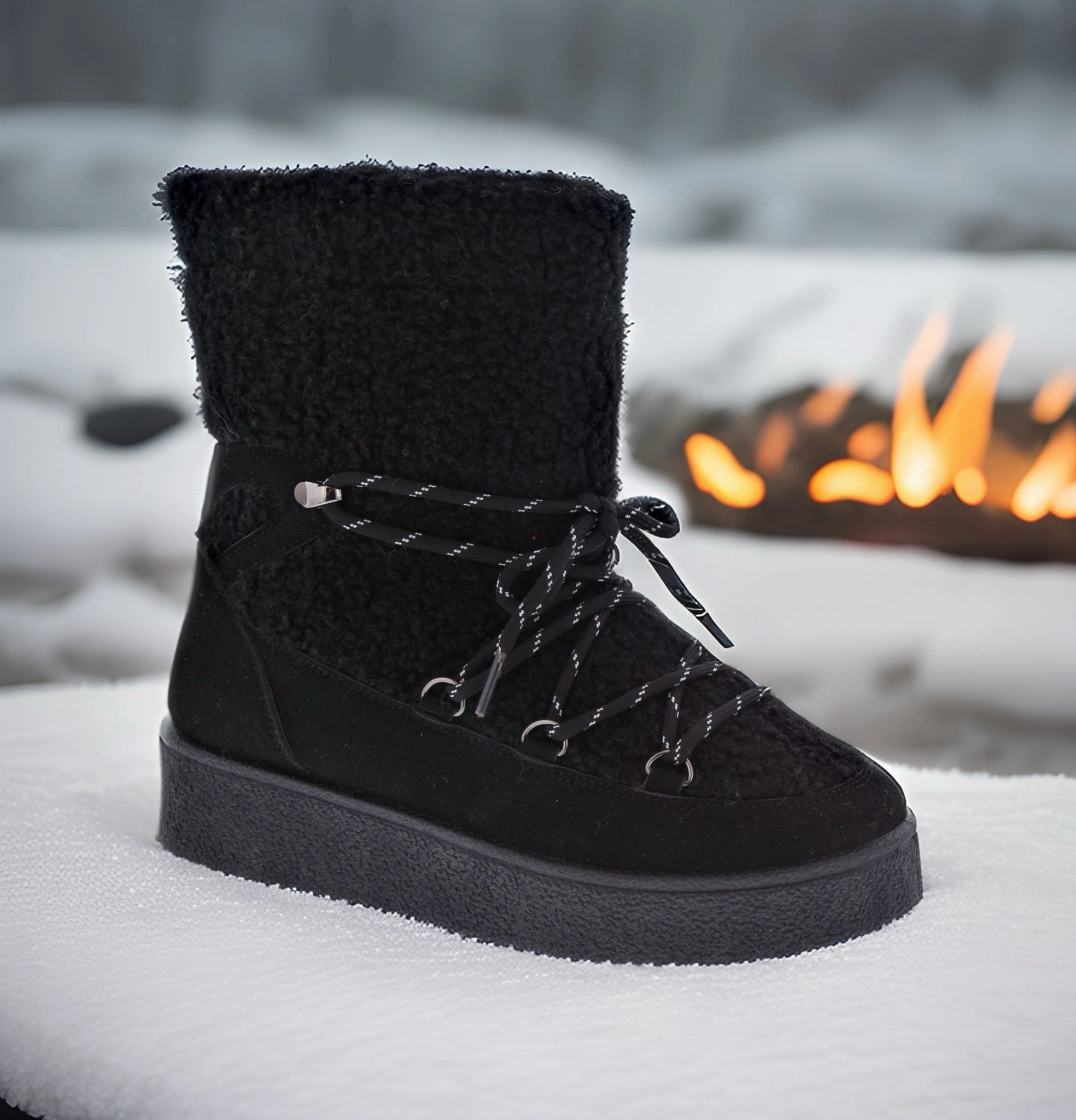 Mickey Snow Boots MARGOT-36 Black