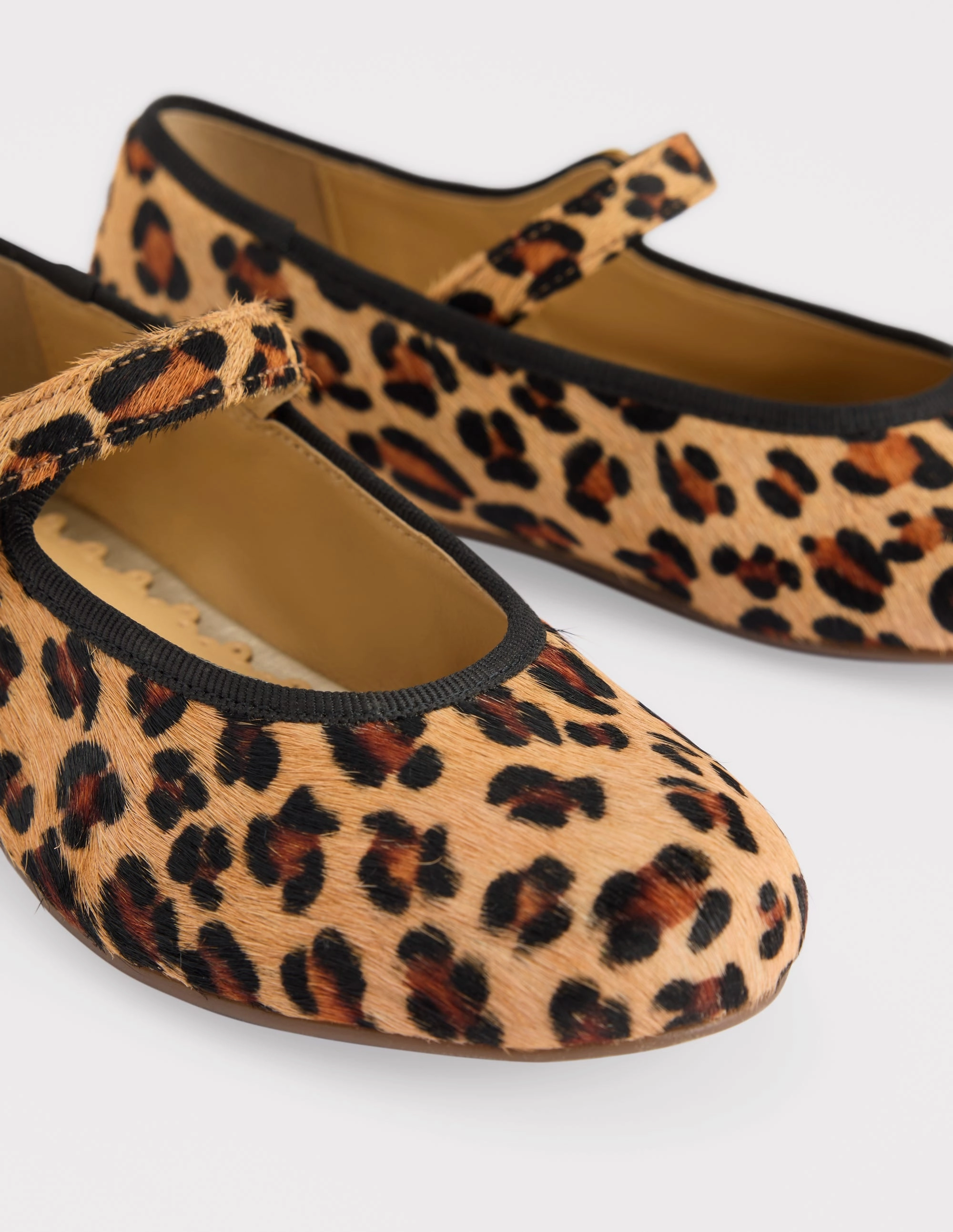 Mary Jane Italian Shoes Mary Jane Shoes-Leopard