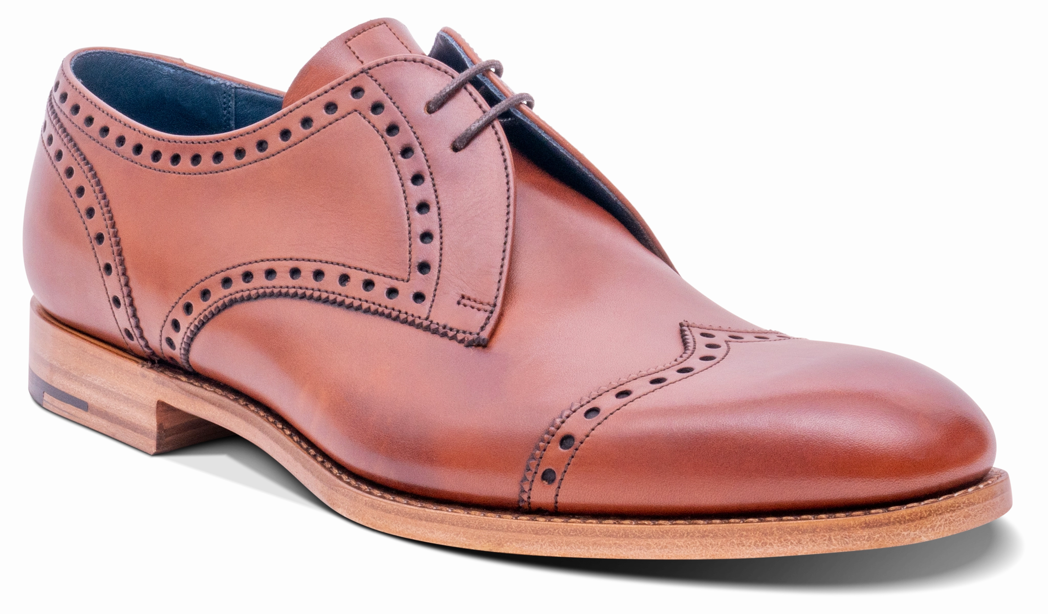 Summer Derby Shoes Matlock - Chestnut Calf